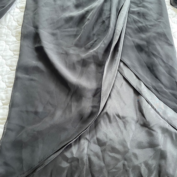 Shona Joy Plunge Formal Black Dress Made in Australia Size 6 - Picture 3 of 9